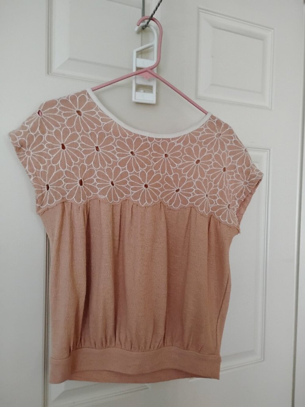 Anthropologie Maeve, Floral Eyelet Top, -  Boho, bohemian, romantic